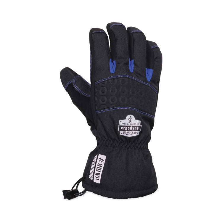 ProFlex 819WP Extreme Thermal WP Gloves, EN388: 4222B, 9" Long, Large, Black, Pair