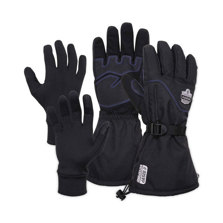 ProFlex 825WP Thermal Waterproof Winter Work Gloves, 2X-Large, Black, Pair
