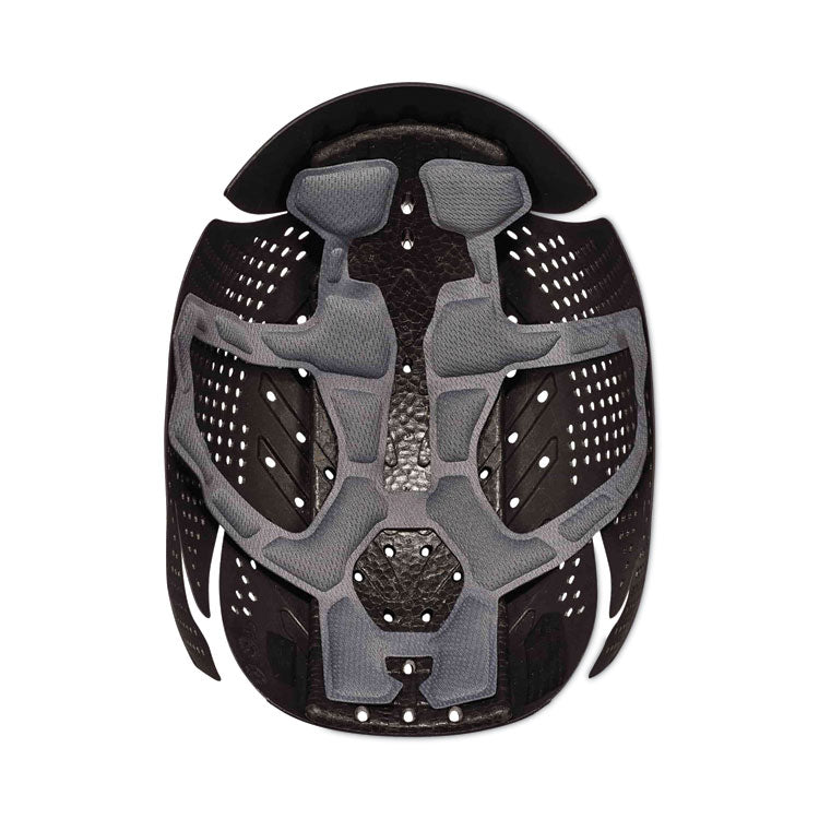Skullerz 8955 Lightweight Bump Cap Hat, Micro Front Brim, 3X-Small to Large (Up to 7.5), 0.01" Insert, Black