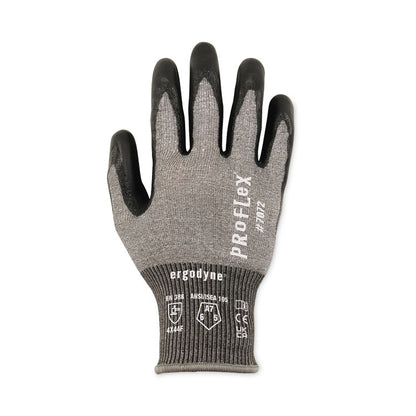 ProFlex 7072 ANSI A7 Nitrile-Coated CR Gloves, EN388: 4X44F, 9" Long, X-Large, Gray, Pair