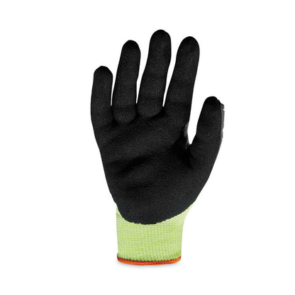 ProFlex 7141 ANSI A4 DIR Nitrile-Coated CR Gloves, EN388: 4X42DP, 9" Long, Large, Lime, Pair