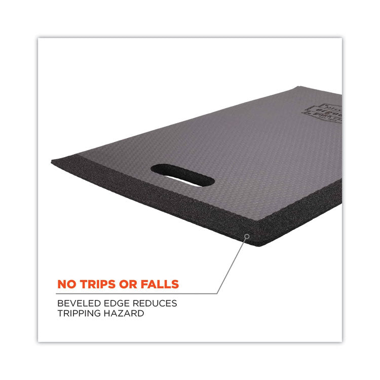 ProFlex 381 Standard Foam Kneeling Pad, 0.5", Medium, Black