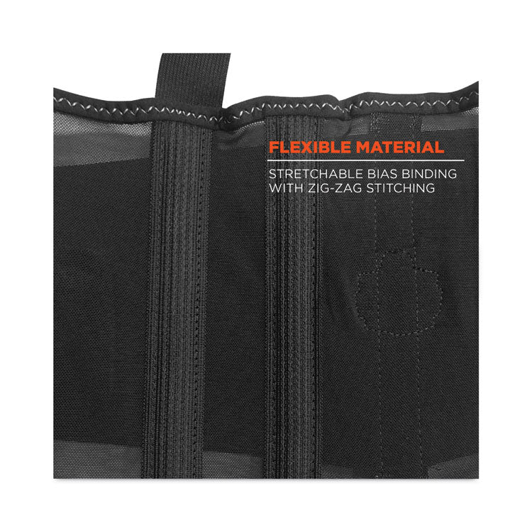ProFlex 100 Economy Spandex Back Support Brace, X-Large, 38" to 42" Waist, Black