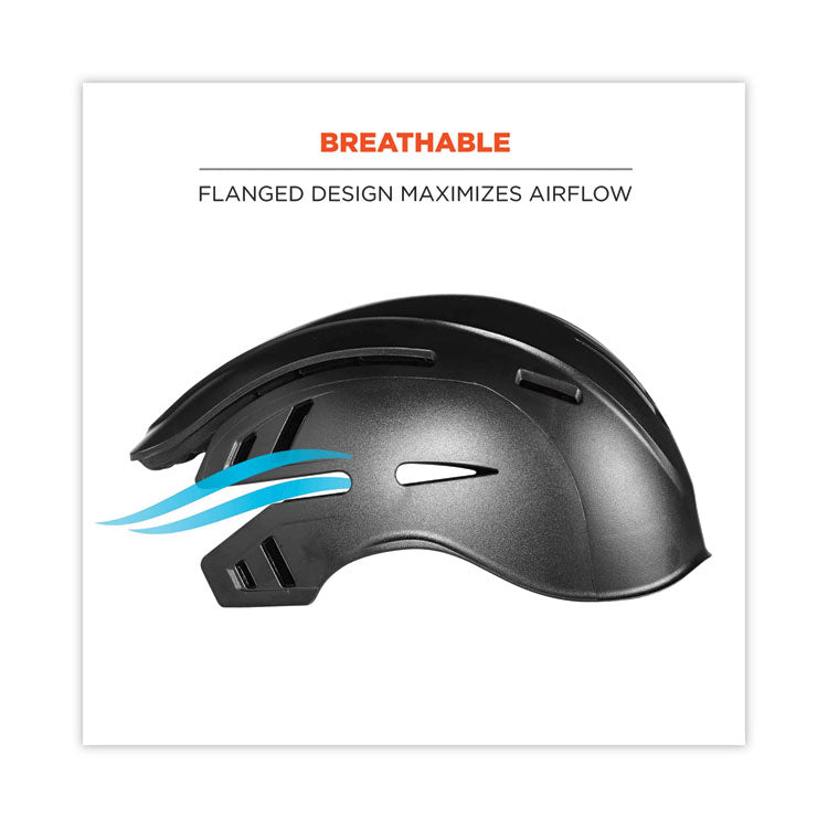 Skullerz 8950 Bump Cap, Micro Front Brim, 3X-Small to Large (Up to 7.5), 0.01" Insert, Navy