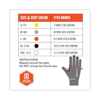 ProFlex 7071 ANSI A7 PU Coated CR Gloves, EN388: 4X42F, 9" Long, Medium, Gray, Pair