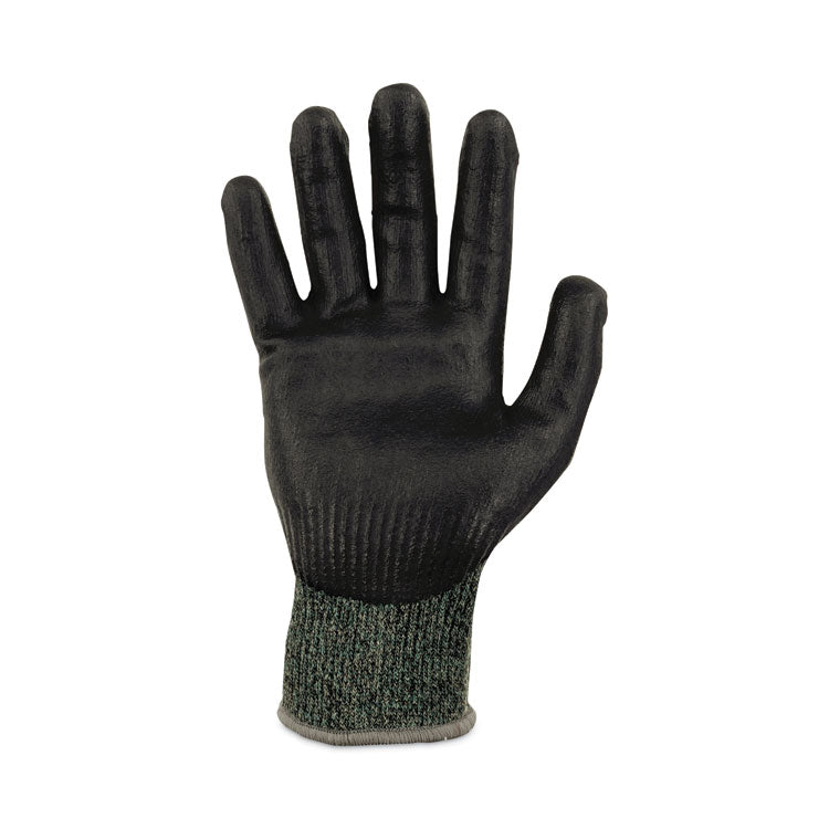 ProFlex 7070 ANSI A7 Nitrile Coated CR Gloves, EN388: 4X42F, 9" Long, 2X-Large, Green, 12 Pairs