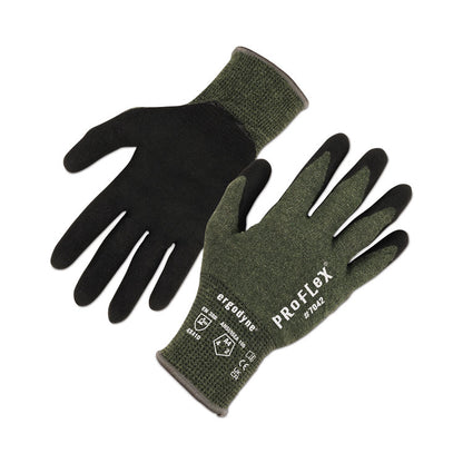 ProFlex 7042 ANSI A4 Nitrile-Coated CR Gloves, EN388: 4X41D, 9" Long, 2X-Large, Green, 12 Pairs
