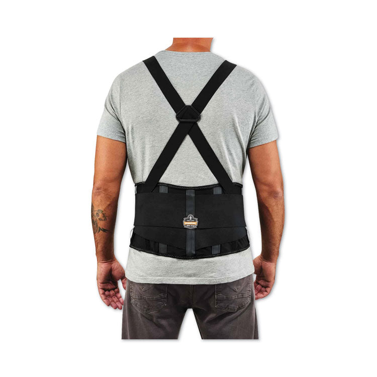 ProFlex 2000SF High-Performance Spandex Back Support Brace, 3X-Large, 46" to 52" Waist, Black