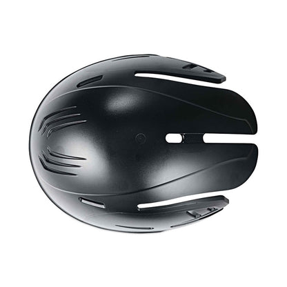 Skullerz 8950XL XL Bump Cap Hat, Long Front Brim, Large to 3X-Large (7.5 and Up), 0.01" Insert, Black