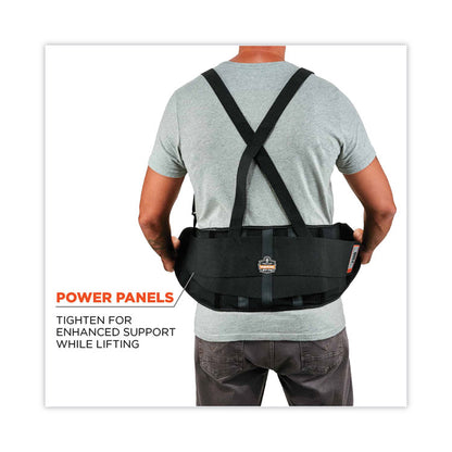 ProFlex 100 Economy Spandex Back Support Brace, Small, 25" to 30" Waist, Black
