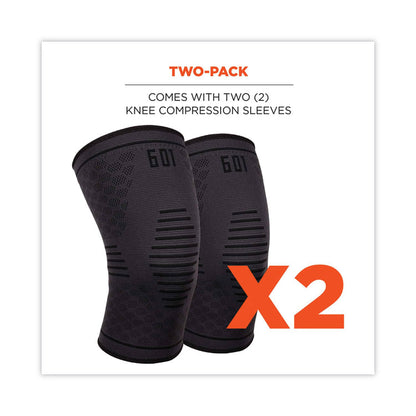 ProFlex 601 Knee Compression Sleeve, X-Large, Black