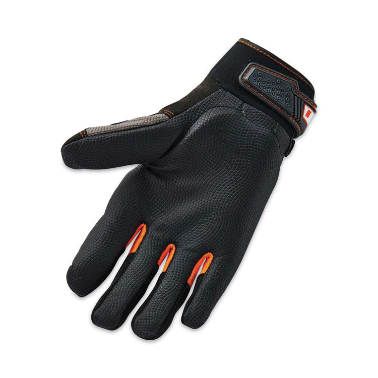 ProFlex 9002 Certified Full-Finger Anti-Vibration Gloves, EN388: 2121X, Small, Black, Pair