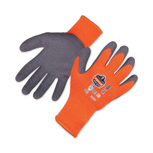 ProFlex 7401-CASE Coated Lightweight Winter Gloves, EN388: 2131X, 9" Long, 2X-Large, Orange, Pair