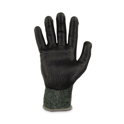 ProFlex 7070 ANSI A7 Nitrile Coated CR Gloves, EN388: 4X42F, 9" Long, Small, Green, Pair