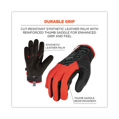 ProFlex 812CR6 ANSI A6 Utility and CR Gloves, EN388: 2543E, 9" Long, X-Large, Black, Pair