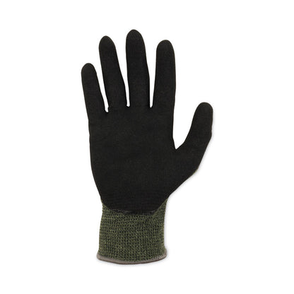 ProFlex 7042 ANSI A4 Nitrile-Coated CR Gloves, EN388: 4X41D, 9" Long, 2X-Large, Green, Pair