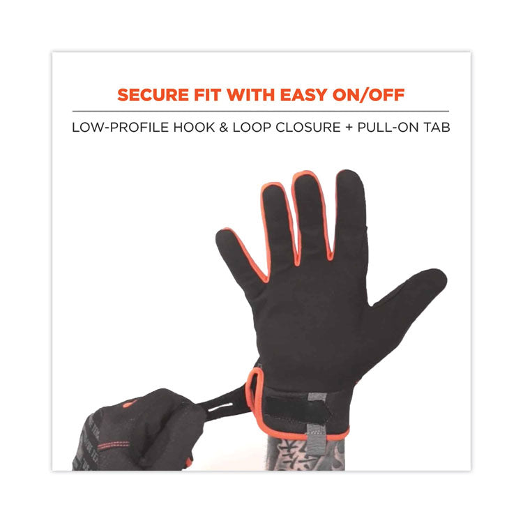 ProFlex 812 Standard Mechanics Gloves, 9" Long, 2X-Large, Black, Pair