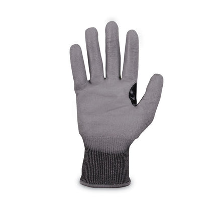 ProFlex 7071 ANSI A7 PU Coated CR Gloves, EN388: 4X42F, 9" Long, 2X-Large, Gray, 12 Pairs