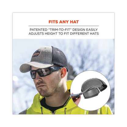 Skullerz 8945F(x) Universal Bump Cap Insert - Extra Venting, 0.06" Thick, Charcoal Gray