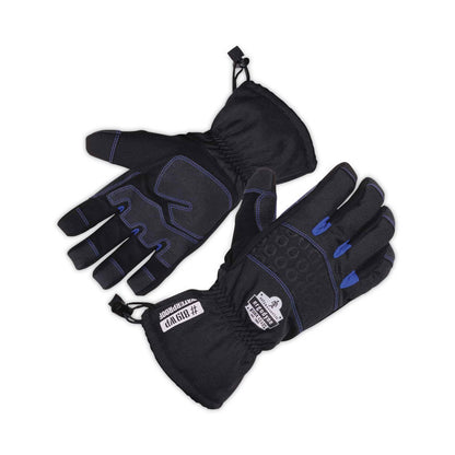 ProFlex 819WP Extreme Thermal WP Gloves, EN388: 4222B, 9" Long, Large, Black, Pair