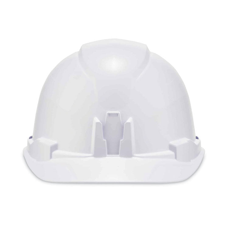 Skullerz 8970 Class E Hard Hat Cap Style, 4-Point Standard Ratchet Suspension, One Size Fits Most (6.5 to 8), White