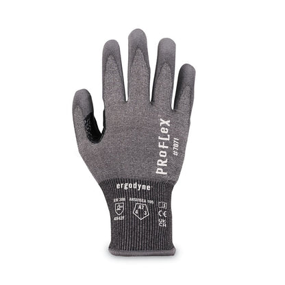 ProFlex 7071 ANSI A7 PU Coated CR Gloves, EN388: 4X42F, 9" Long, 2X-Large, Gray, Pair