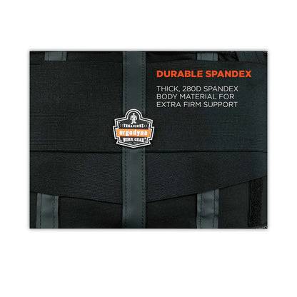 ProFlex 1100SF Standard Spandex Back Support Brace, X-Large, 38" to 42" Waist, Black