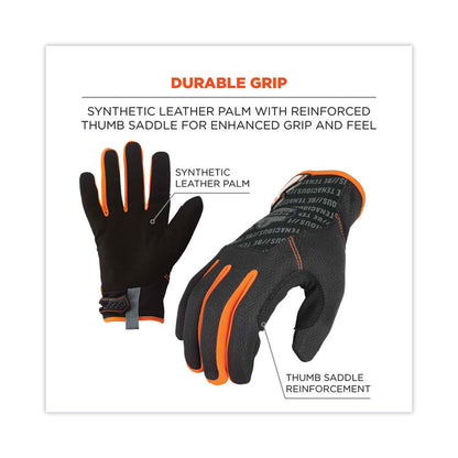 ProFlex 812 Standard Mechanics Gloves, 9" Long, 2X-Large, Black, Pair