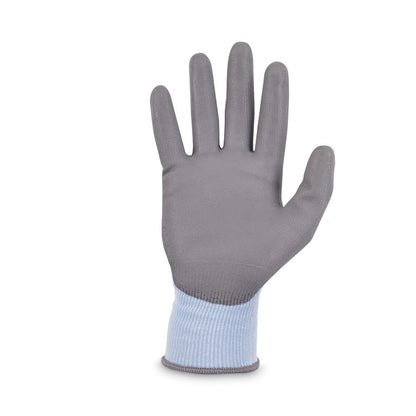 ProFlex 7025 ANSI A2 PU Coated CR Gloves, EN388: 2X42B, 9" Long, 2X-Large, Blue, Pair