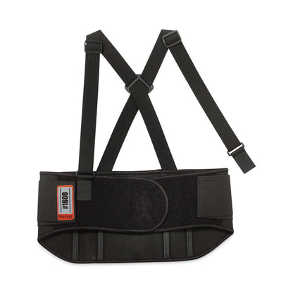 ProFlex 1600 Standard Elastic Back Support Brace, Medium, 30" to 34" Waist, Black