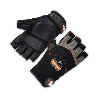 ProFlex 900 Half-Finger Impact Gloves, EN388: 1121X, 2X-Large, Black, Pair