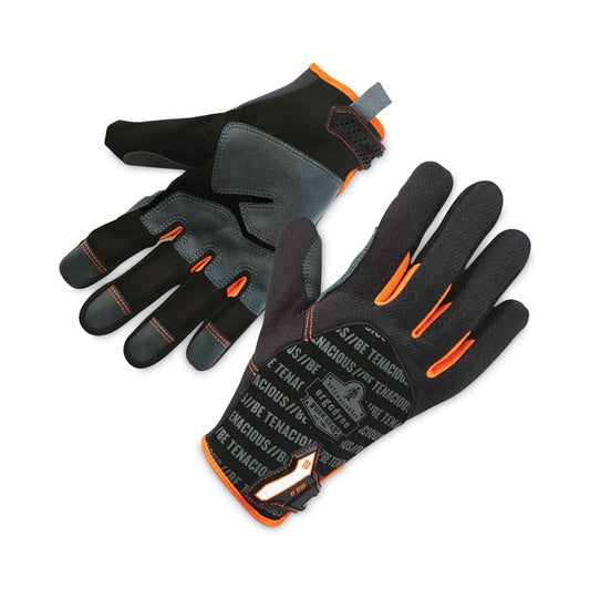 ProFlex 810 Reinforced Utility Gloves, EN388: 3121X, 9" Long, 2X-Large, Black, Pair