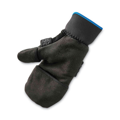 ProFlex 816 Thermal Flip-Top Gloves, EN388: 3423X, 9" Long, Small, Black, Pair