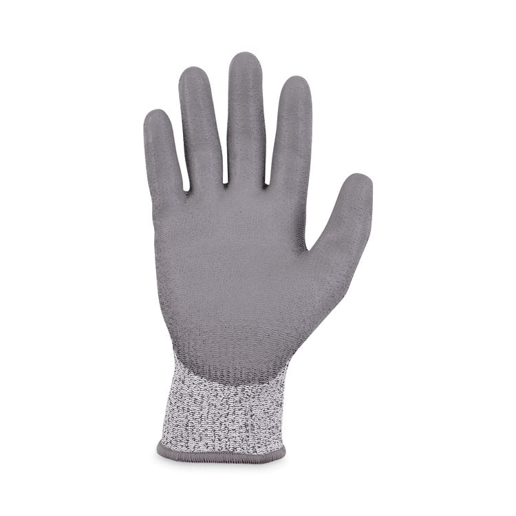 ProFlex 7030 ANSI A3 PU Coated CR Gloves, EN388: 4X42C, 9" Long, Small, Gray, Pair