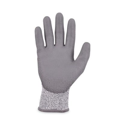 ProFlex 7030 ANSI A3 PU Coated CR Gloves, EN388: 4X42C, 9" Long, Medium, Gray, 12 Pairs