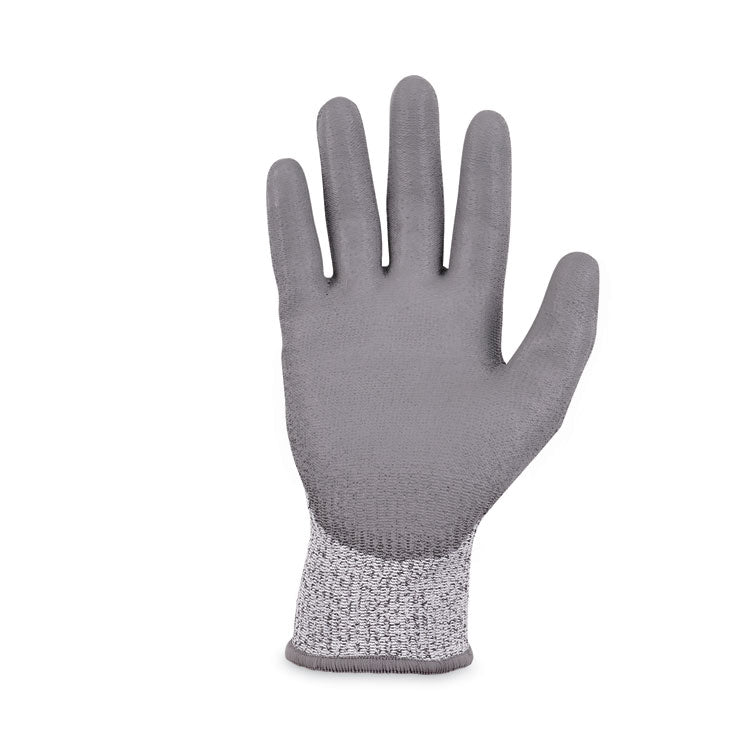 ProFlex 7030 ANSI A3 PU Coated CR Gloves, EN388: 4X42C, 9" Long, 2X-Large, Gray, 12 Pairs