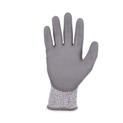 ProFlex 7030 ANSI A3 PU Coated CR Gloves, EN388: 4X42C, 9" Long, 2X-Large, Gray, 12 Pairs