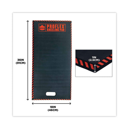 ProFlex 390 XL Foam Kneeling Pad, 1", X-Large, Black