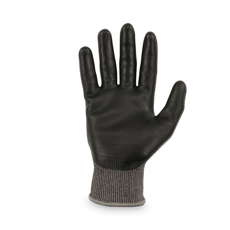 ProFlex 7072 ANSI A7 Nitrile-Coated CR Gloves, EN388: 4X44F, 9" Long, Small, Gray, Pair