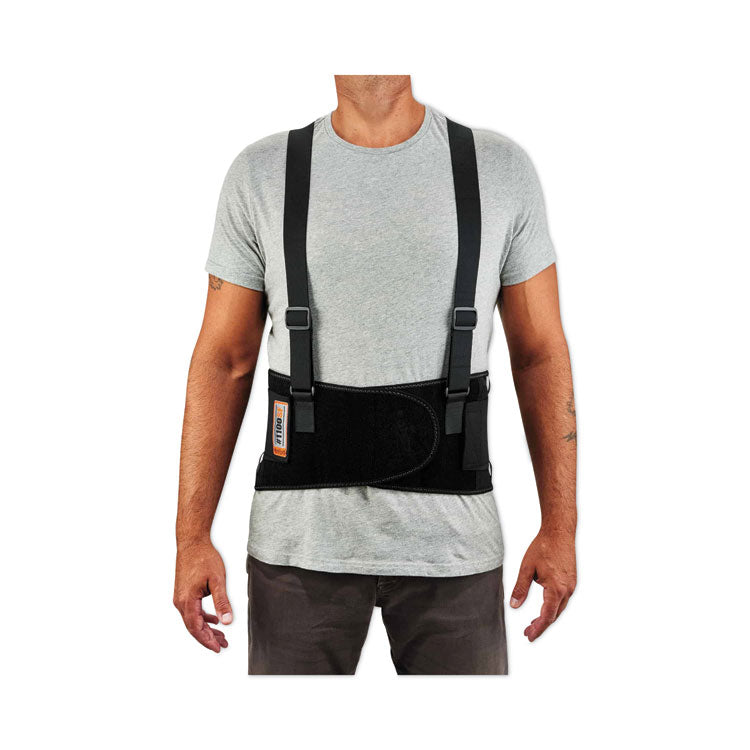 ProFlex 1100SF Standard Spandex Back Support Brace, 2X-Large, 42" to 46" Waist, Black
