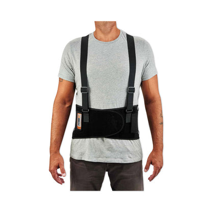 ProFlex 1100SF Standard Spandex Back Support Brace, 2X-Large, 42" to 46" Waist, Black