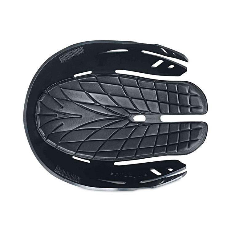 Skullerz 8950XL XL Bump Cap Hat, Long Front Brim, Large to 3X-Large (7.5 and Up), 0.01" Insert, Black