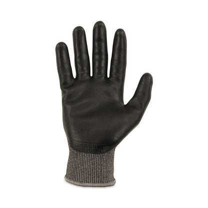 ProFlex 7072 ANSI A7 Nitrile-Coated CR Gloves, EN388: 4X44F, 9" Long, 2X-Large, Gray, 12 Pairs