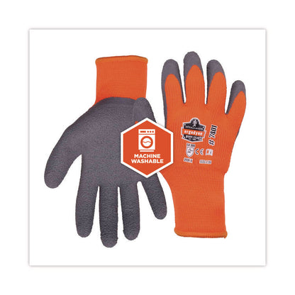 ProFlex 7401-CASE Coated Lightweight Winter Gloves, EN388: 2131X, 9" Long, Large, Orange, Pair