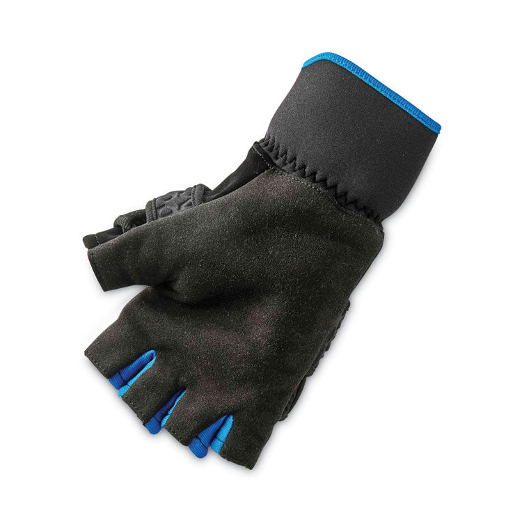 ProFlex 816 Thermal Flip-Top Gloves, EN388: 3423X, 9" Long, 2X-Large, Black, Pair