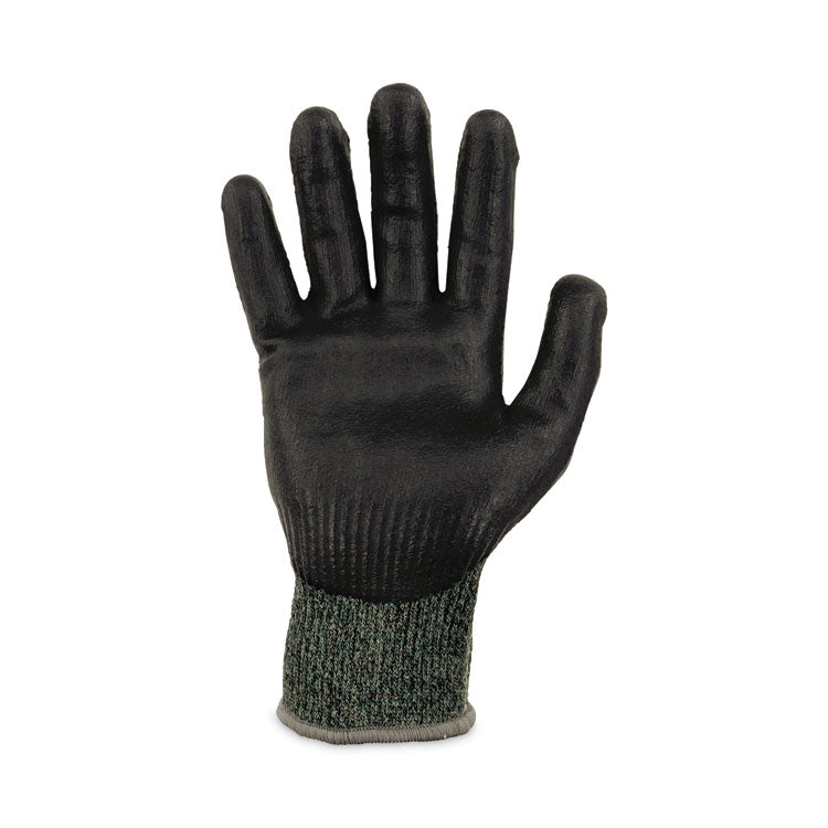 ProFlex 7070 ANSI A7 Nitrile Coated CR Gloves, EN388: 4X42F, 9" Long, 2X-Large, Green, Pair