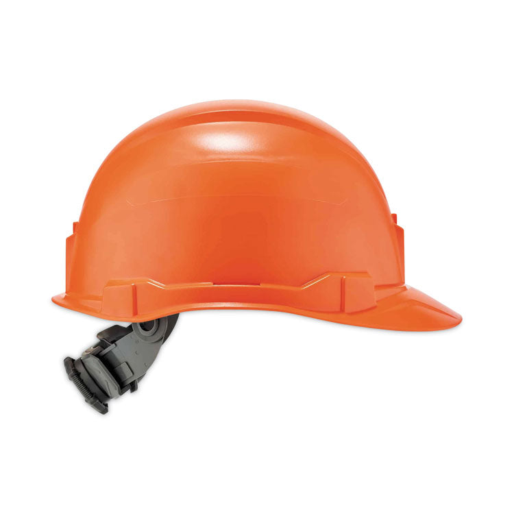 Skullerz 8970 Class E Hard Hat Cap Style, 4-Point Standard Ratchet Suspension, One Size Fits Most (6.5 to 8), Orange