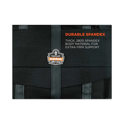 ProFlex 1100SF Standard Spandex Back Support Brace, Medium, 30" to 34" Waist, Black