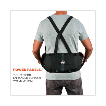 ProFlex 100 Economy Spandex Back Support Brace, X-Small, 20" to 25" Waist, Black