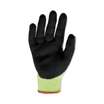 ProFlex 7141 ANSI A4 DIR Nitrile-Coated CR Gloves, EN388: 4X42DP, 9" Long, Medium, Lime, Pair